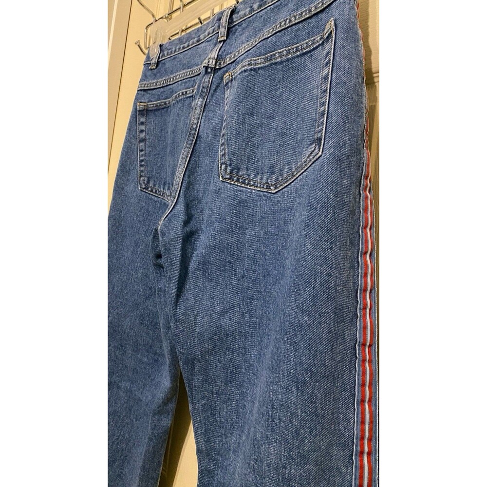 Xhilaration Womens Juniors 11 VTG Grunge 90s Y2K Jeans Side Stripes 100% Cotton - Picture 6 of 15